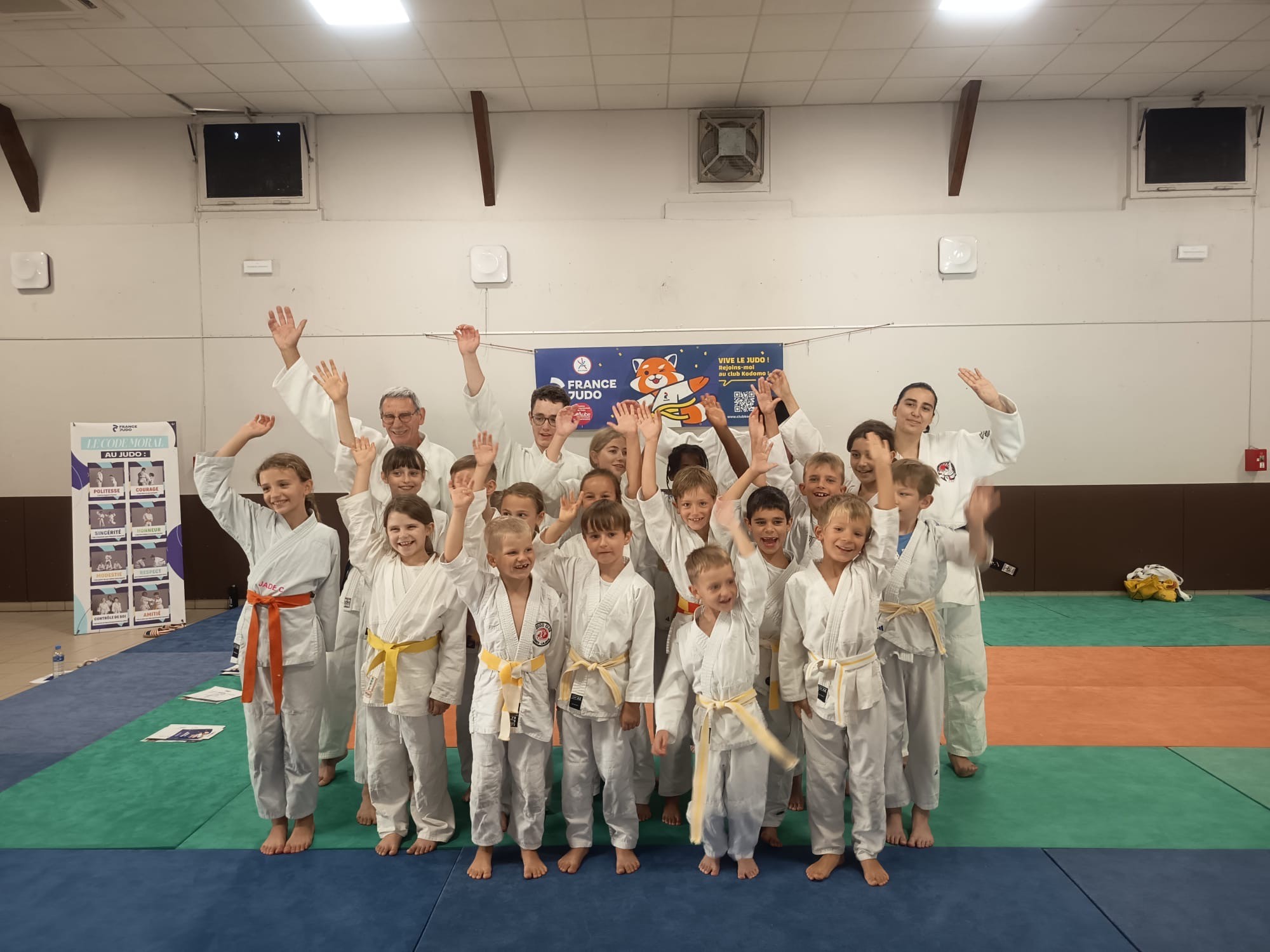photos des judokas